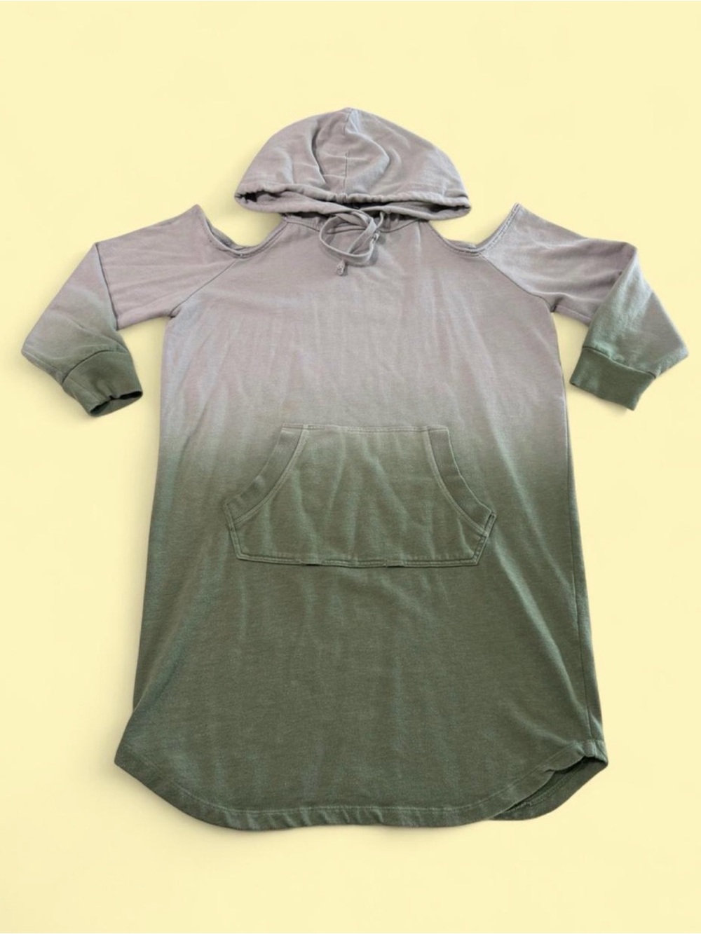 Venus Ombre Hoodie Dress in size L.